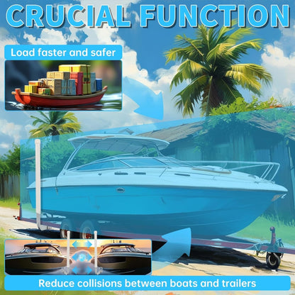 Boat Trailer Guide Poles for Ski Boat, Fishing Boat, Sailboat, Kayak, Canoe (Size and Color Selected) LYOM-084-2