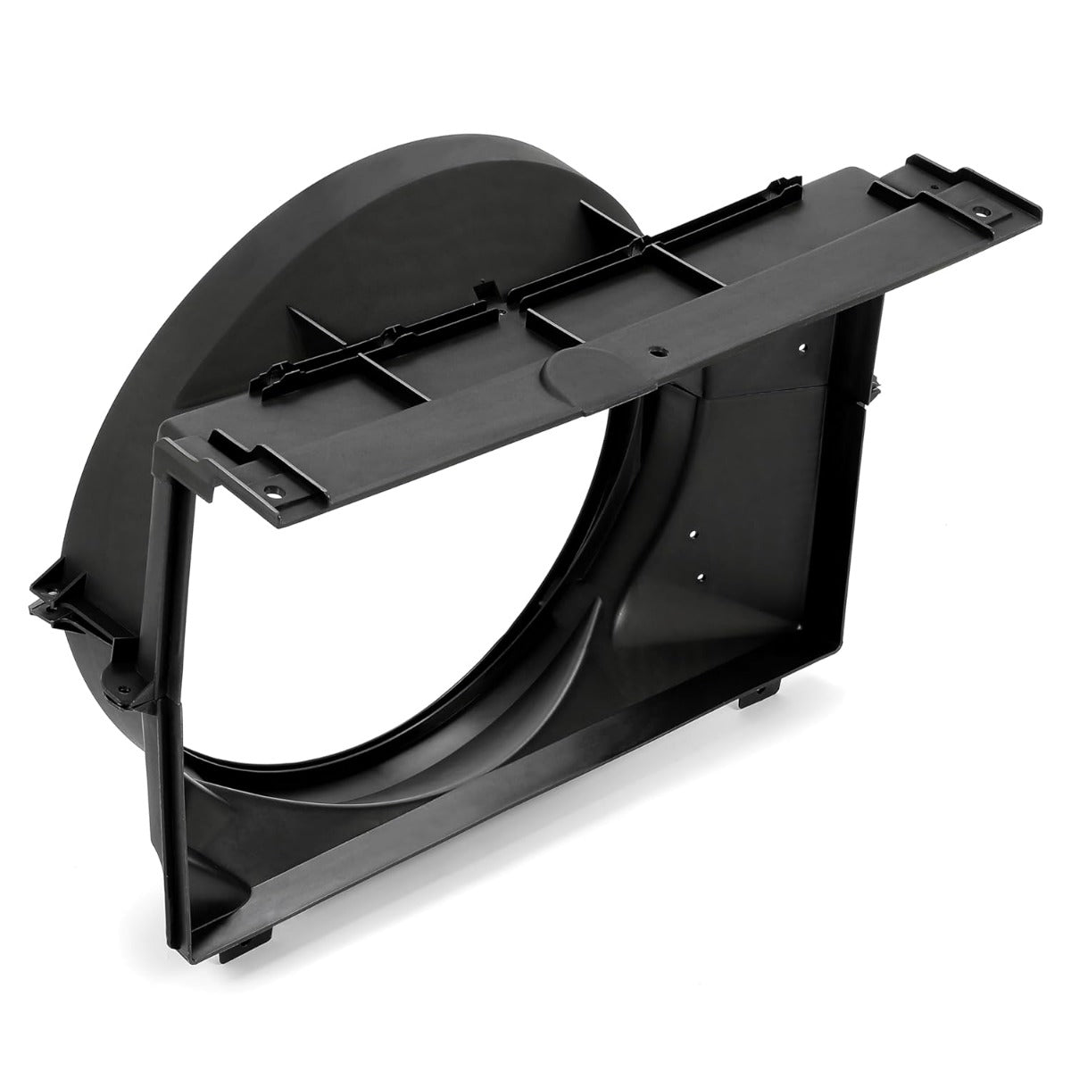Fan Shroud Compatible with 1988-1999 Chevy Chevrolet GMC Sierra C/K 1500 2500 3500 Series Replacement for 15739589 GM3110116 15696691 GM3110117 Front Upper & Lower Radiator Fan Shroud Black LYAP-939-1