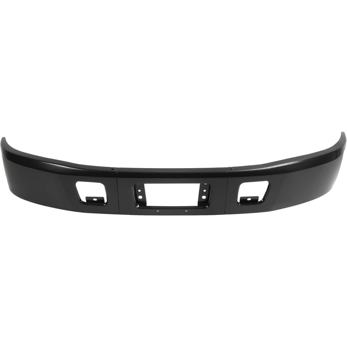 ALMULOO Front Bumper 3Pcs Compatible with 2005-2020 Hino 238 Hino 258 Hino 268 Hino 338 Replace for 52101E0B01 Steel Powder Coated Black