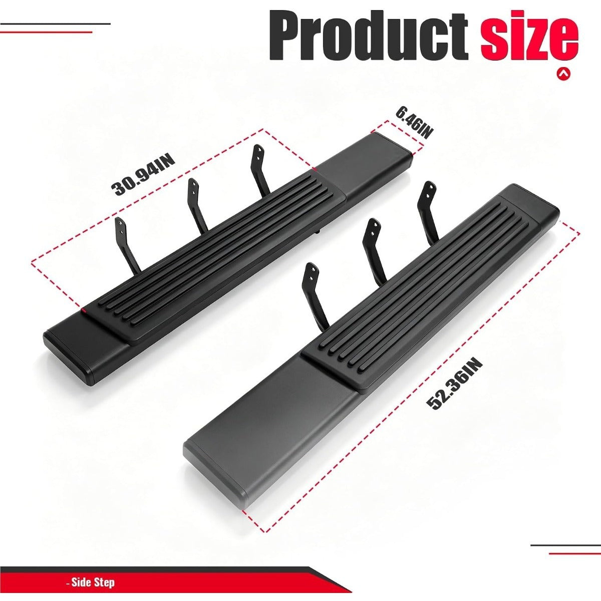 Step Compatible with 99-16 F-250/F-350/F-450 Super Duty Regular Cab