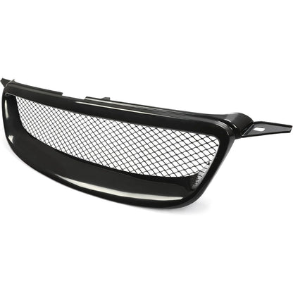 Front Bumper Grill Compatilbe with 2003-2006&2008 Toyota Corolla CE/LE/S/XRS Sedan 4-Door Front Hood Grille Black
