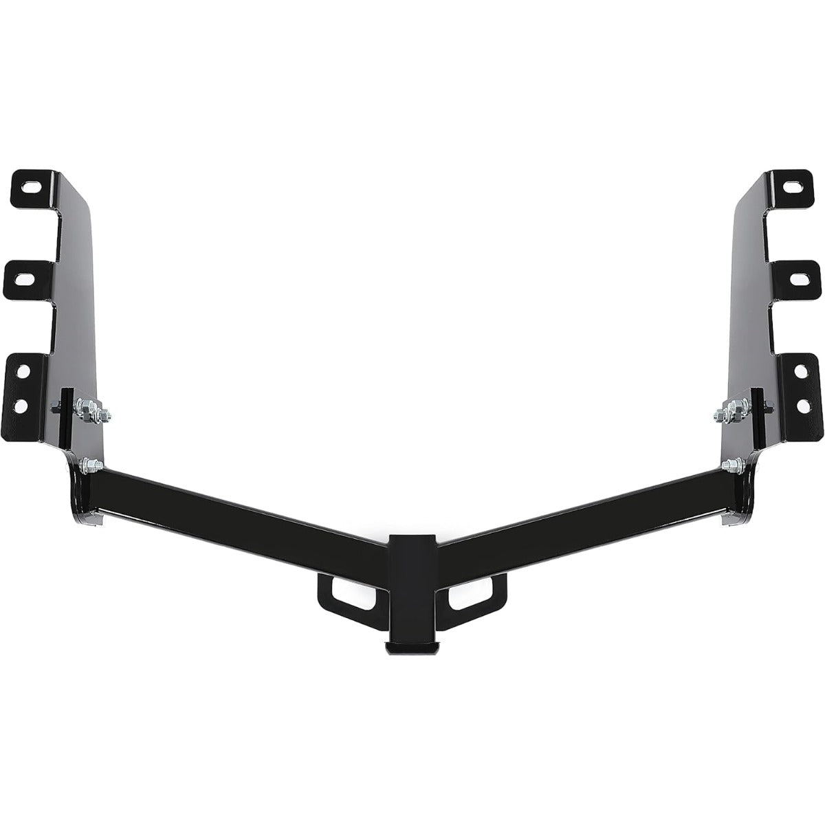 Class 3 Trailer Hitch 2" Compatible with 2014-2019 Chevy Chevrolet Silverado GMC Sierra 1500 Replace for 13301 Black Steel Powder Coated Concealed Main Body
