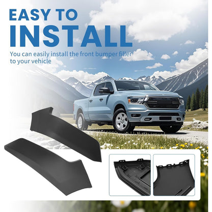 KUAFU Bumper End Filler Panel Kit Compatible with 2019-2024 Ram 1500 Matted