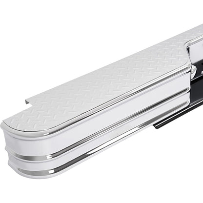 KUAFU Rear Bumper Compatible with 1967-1991 C/K Fleetside 1978-1985 Ram charger 1978-1998 Ford Bronco F250 F350HD Styleside (Compatible with 21000 Fey vehicle specific mounting kit)