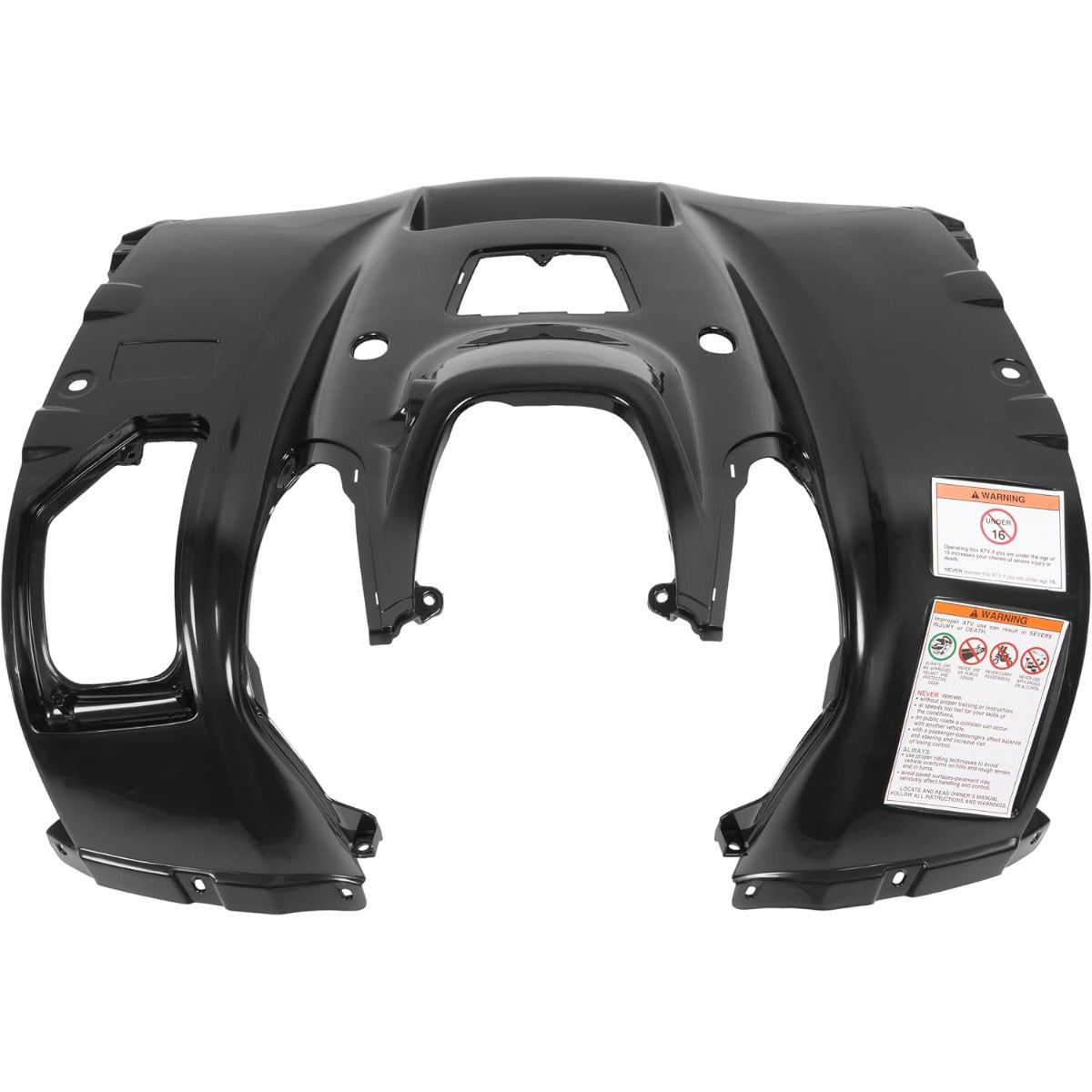 ATV Front Fender Compatible with 2007 Honda Foreman And Rubicon 500 Replace For 61150-HP0-A50ZB PP Plastic