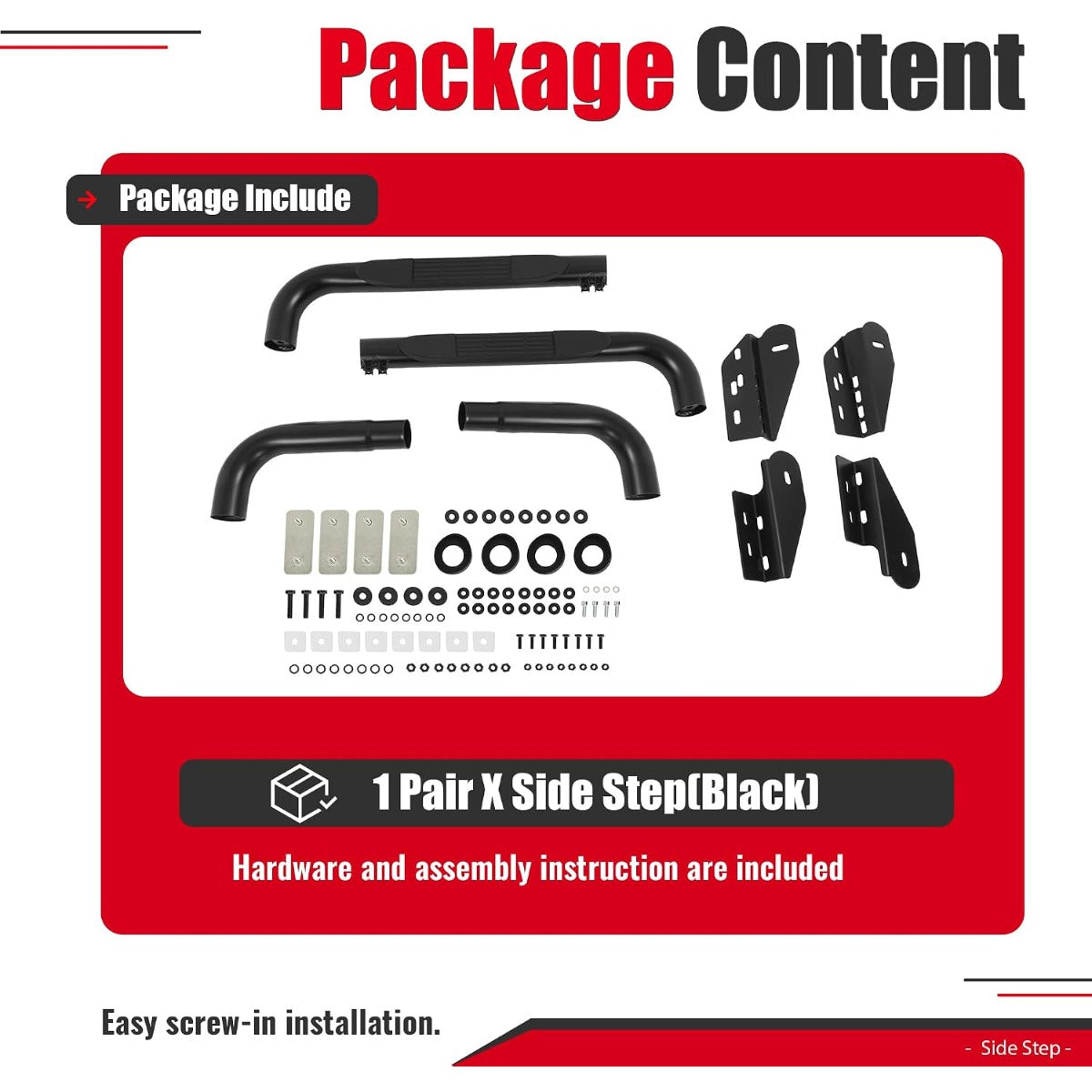 Running Board Step Compatible with 97-03 F-150/F-250 LD Regular Cab