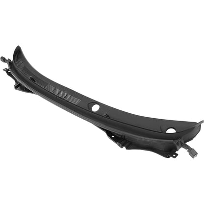 Windshield Wiper Cowl Panel Compatible with 2015-2019 Hyundai Sonata & Sonata Hybrid Replacement for 86150C1000 86150C2000 Air Inlet Window Cowl Vent Molding Grille Unfinished Black Plastic