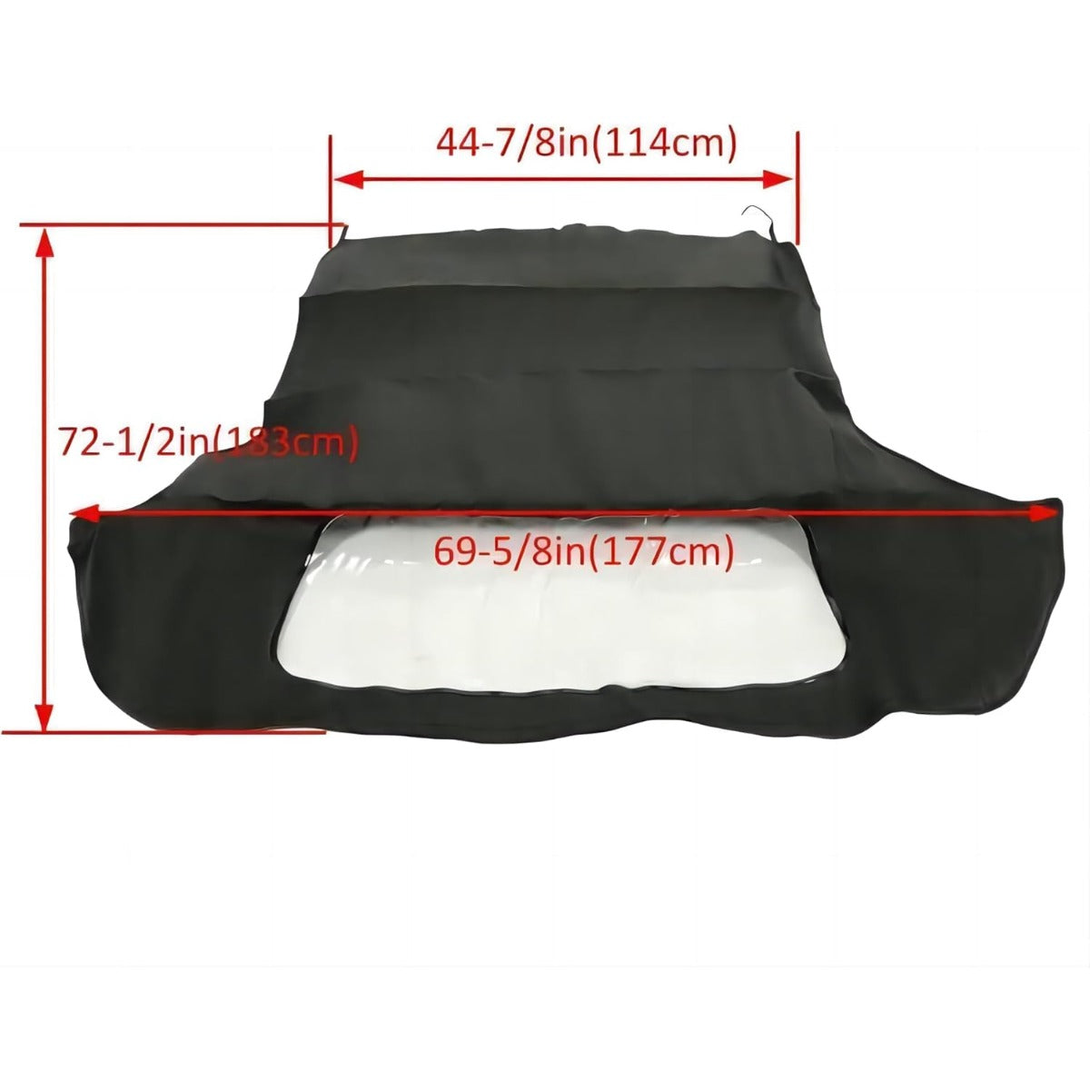 Convertible Soft Top for 1986-1993 BMW 3-Series E30 318i 325i M3 Convertible Base Sedan 4-Door Convertible & Coupe 2-Door Black Sailcloth Vinly Soft Roof w/Plastic Window