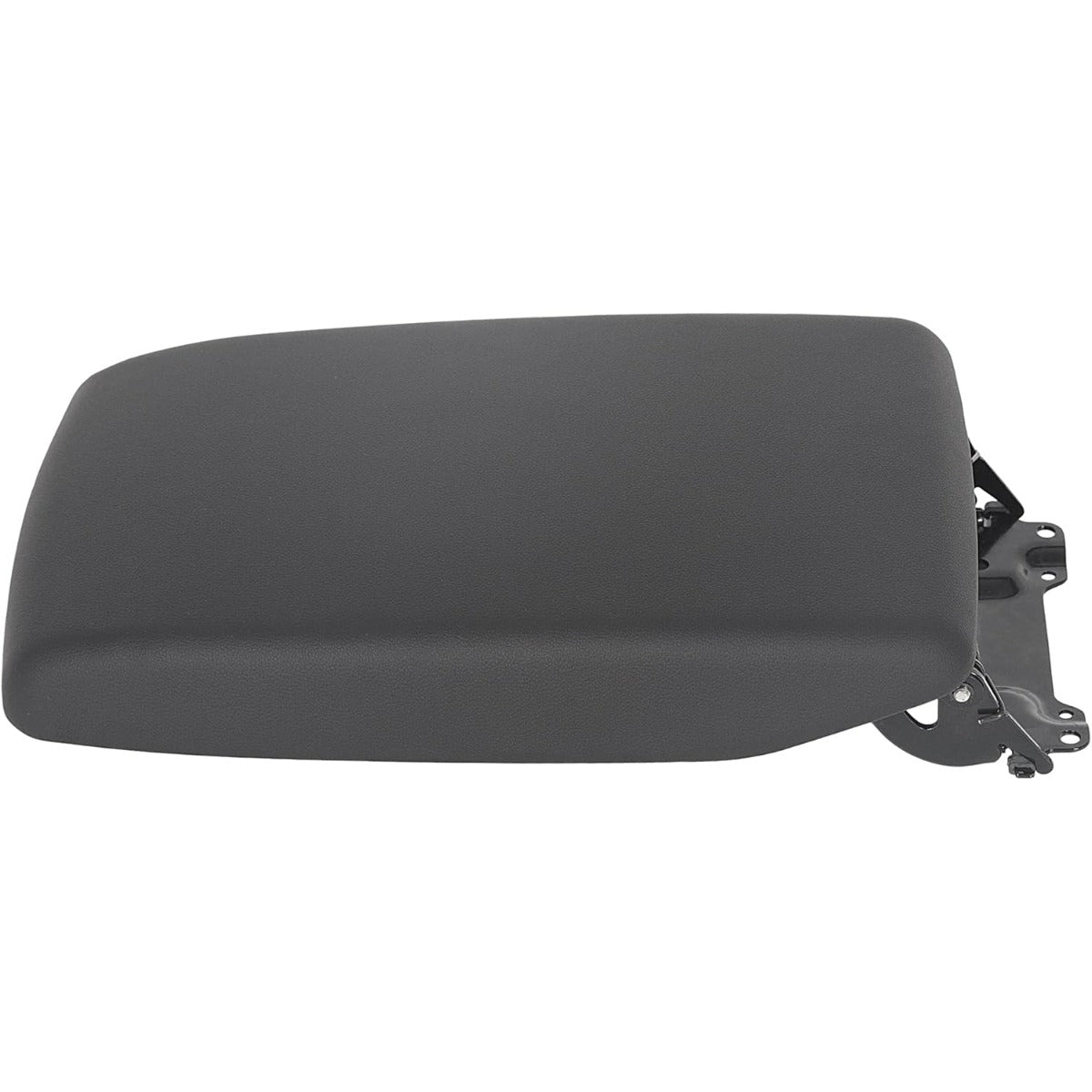 HECASA Center Console Door Lid Armrest Cover with Bracket Compatible with 2008-2013 Toyota Highlander Replace for 58905-0E040-B0 Black