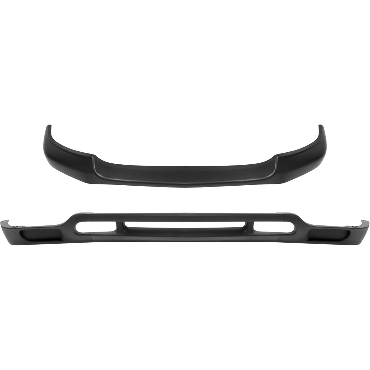 ALMULOO Front Bumper Upper Cover&Lower Valance Compatible with 1999-2006 GMC Sierra/Yukon XL 500/2500/Yukon For Models W/O Fog Lights&W/Tow Hook 15748374 88980802 GM1051105 GM1092171