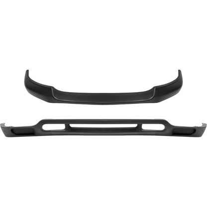ALMULOO Front Bumper Upper Cover&Lower Valance Compatible with 1999-2006 GMC Sierra/Yukon XL 500/2500/Yukon For Models W/O Fog Lights&W/Tow Hook 15748374 88980802 GM1051105 GM1092171