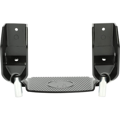 Side Step Compatible with 1967-2020 Chevrolet Toyota Ford Dodge Jeep GMC Nissan Mazda Aluminum 2 Pcs Side Step for Pickups & Trucks Black