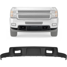 Front Bumper Lower Valance Compatible with 2011-2014 Chevrolet Chevy Silverado 2500 HD 3500 HD Replacement for 19370763 22755086 25883354 GM1092213 w/Towing Holes Air Deflector Plastic(PP)