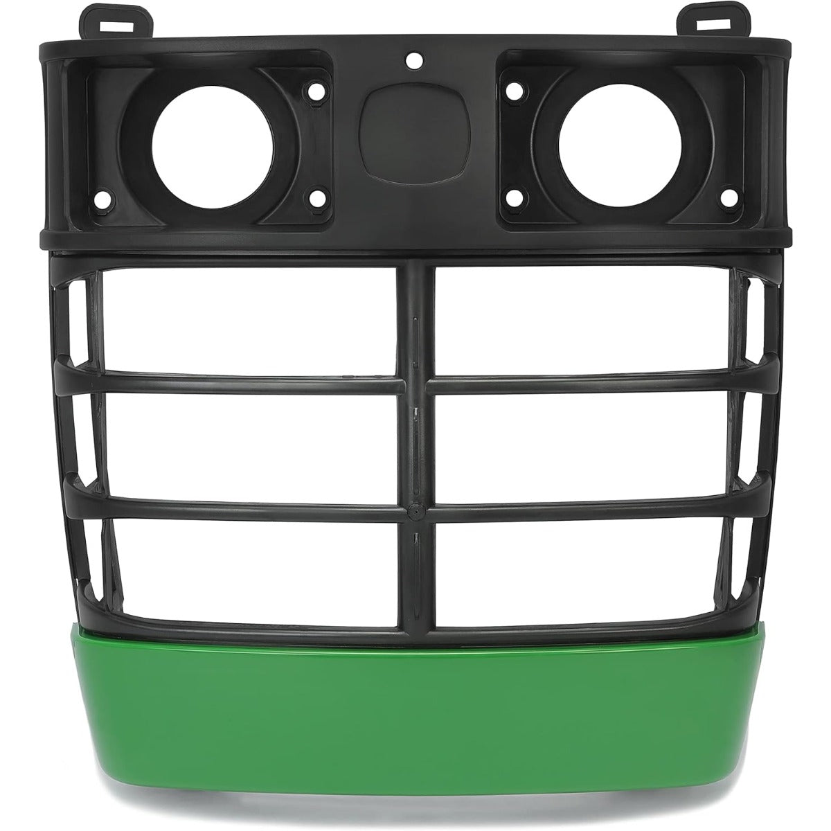 Tractor Front Grille Grill Replacement for LVA11379 Compatible with John Deere 4200 4210 4300 4310 4400 4410 4500 4510 4600 4610 4700 4710 Lawn Mower Black&Green