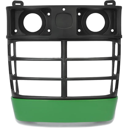 Tractor Front Grille Grill Replacement for LVA11379 Compatible with John Deere 4200 4210 4300 4310 4400 4410 4500 4510 4600 4610 4700 4710 Lawn Mower Black&Green