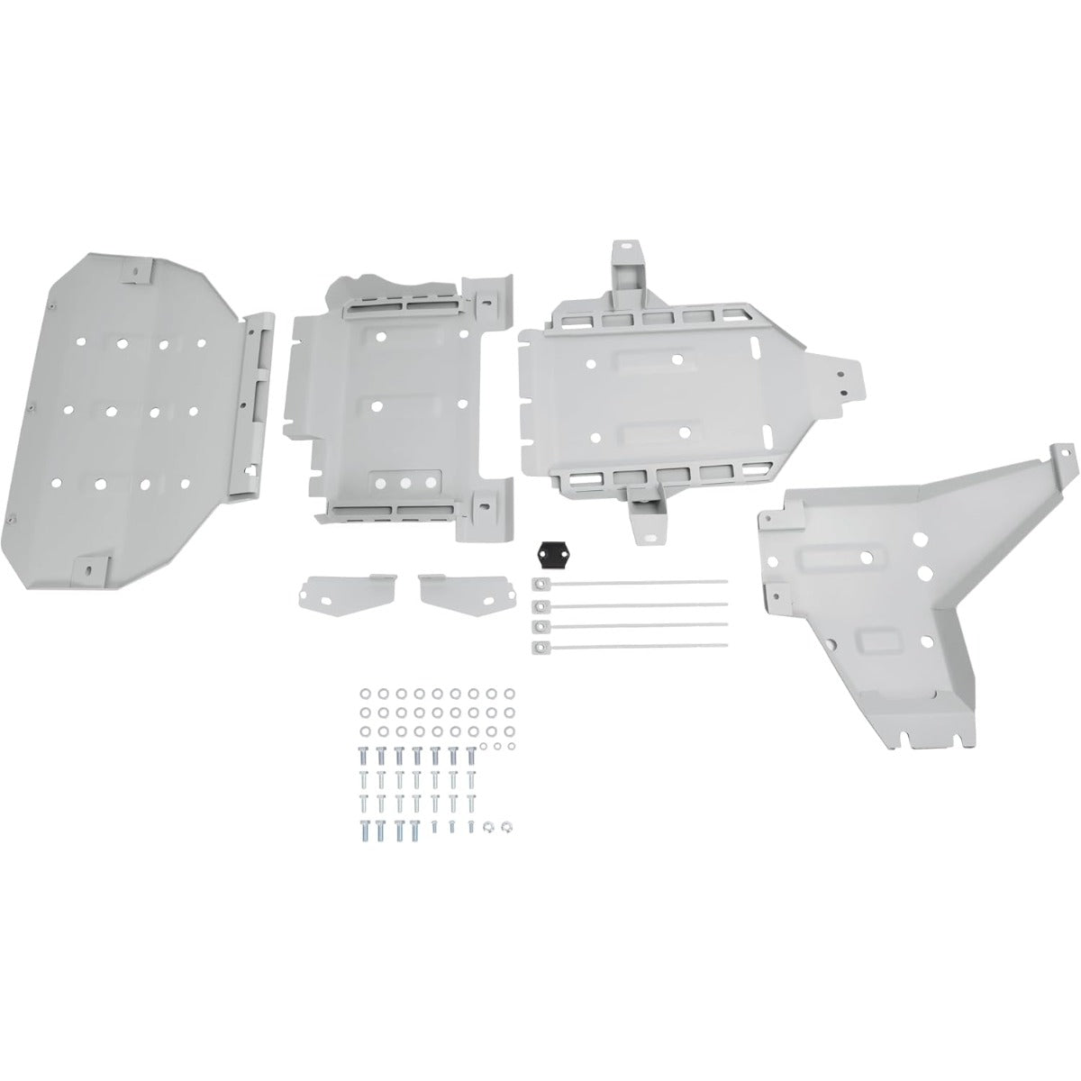 Skid Plate Compatible with 2021-2023 Ford Bronco Steel Matte Lower Engine Undercover Guard Protection