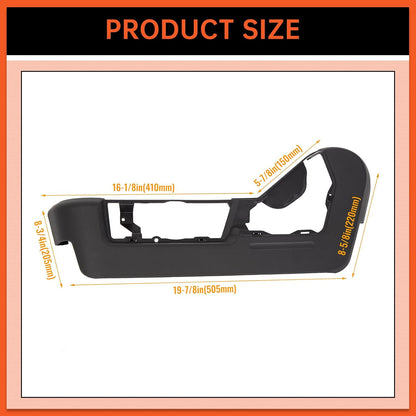 Front Drivers Side Seat Trim Panel Cover Bezel Compatible with 2009-2014 Ford F150 Lincoln Mark LT Replacement for 9L3Z-1662187-EA NOT Fit for Manually Adjusting & Super Cab Power Seats LYAP-397