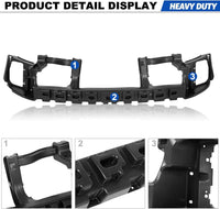 Load image into Gallery viewer, ECOTRIC Front Bumper Absorber Compatible with 2013-2024 Dodge Ram 1500 All Cab Types Replacement For Part Number 68145441AC CH1070834 CH1070834C Face Bar Impact Bar LYAP-427
