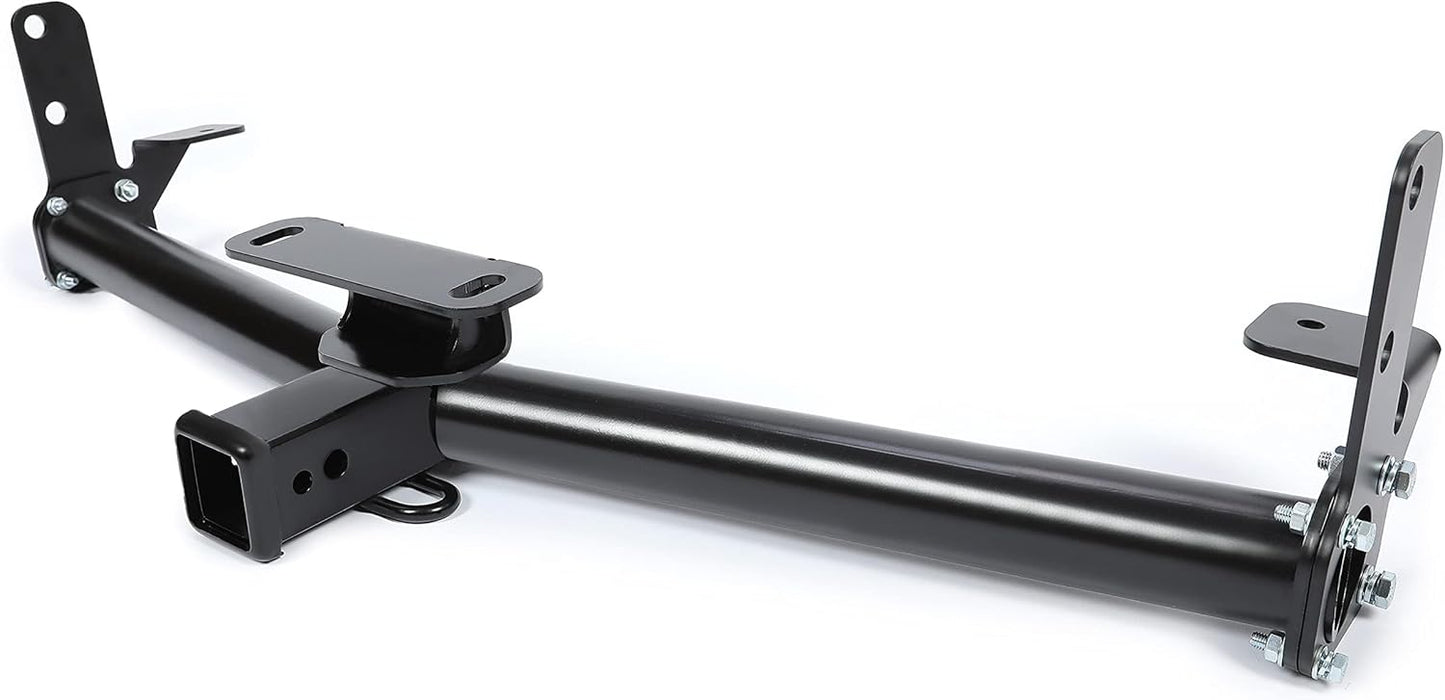 Class 3 III Tow Trailer Hitch Receiver Compatible with 2005-2017 Chevy Chevrolet Equinox 2010-2017 GMC Terrain Round Tube No All-Welded Structure (with 2inches Square Receiver Tube Opening) LYAM-448