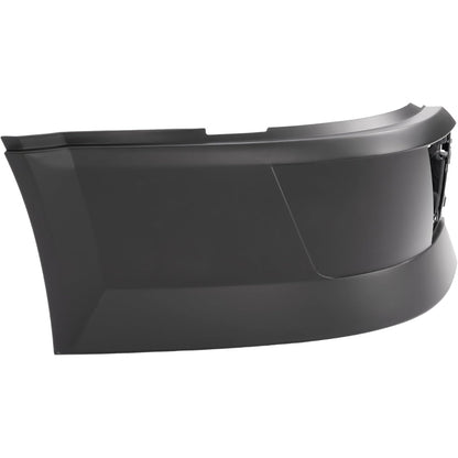 Bumper Corner Compatible with 2004-2018 Volvo VNL 300 430 630 670 730 780 Bumper Extension Corner w/Fog Light Hole Plastic ABS Painted Matte Black Right Side