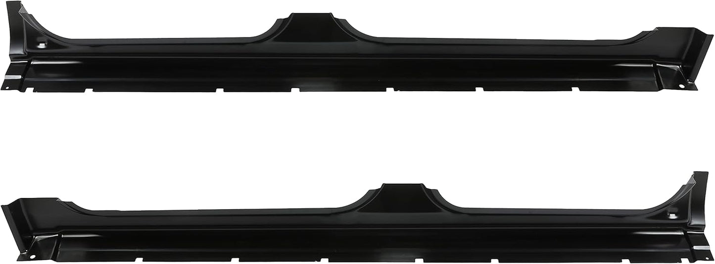 Outer Rocker Panels & Cab Corners Compatible with 1999-2007 Chevy GMC Silverado Pickup 4 Door Crew Cab Pair Replacement (3 Packages) LYAM-112A-L+LYAM-112A-R+LYAM-270-2