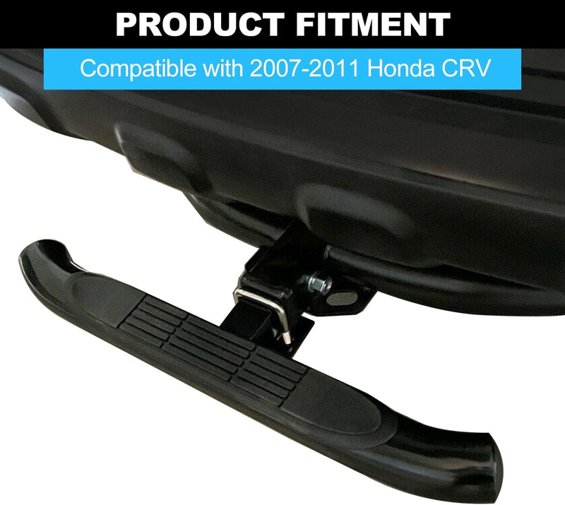 GTRacers Class 3 Trailer Hitch Receiver – 2 Inch – For 1997-2001 Honda CR-V (Rear Bumper Tow)