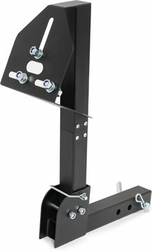 Trailer Hitch Spare Tire Mount Compatible with Truck with 2 Inch Hitch Receiver Fits 4 & 5 & 6 Lugs Adjustable Rack Holder Mount LYAM-X1056