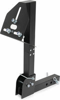 Load image into Gallery viewer, KUAFU Trailer Hitch Spare Tire Mount Compatible with Truck with 2 Inch Hitch Receiver Fits 4 &amp; 5 &amp; 6 Lugs Adjustable Rack Holder Mount LYAM-X1056
