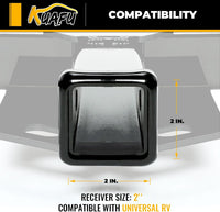 Load image into Gallery viewer, KUAFU Universal RV Trailer Hitch 2 Inch Class 3 Mount Receiver Tow Hitch Fits UP to 72inches Frame Replacement for 13703 Adjustable LYAM-688
