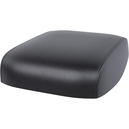 KUAFU Center Console Armrest Cover Compatible with 2009-2015 Honda Pilot Console Lid Cover Pad Replacement PVC Black