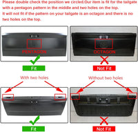 Load image into Gallery viewer, HECASA Air Design Tailgate Spoiler Compatible with 2009-2021 Dodge Ram Classic 1500 2500 3500 Replacement for #CH06A16 Black Cap Molding Top Protector LYAP-132S
