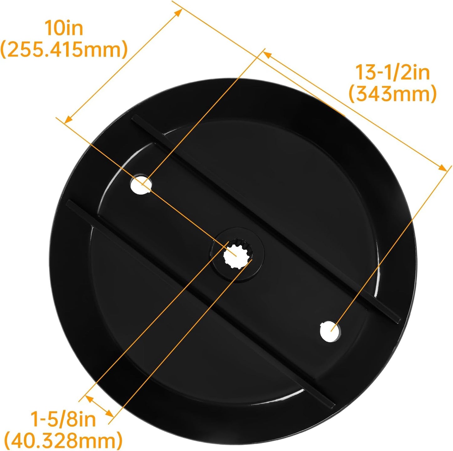 Stump Jumper Pan Compatible with 4' 5' and 6' Cut Mowers with 40 HP Powder Coated Blade Pan LYOM-159S