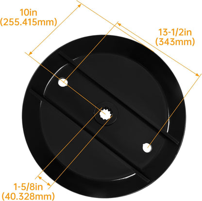 Stump Jumper Pan Compatible with 4' 5' and 6' Cut Mowers with 40 HP Powder Coated Blade Pan LYOM-159S