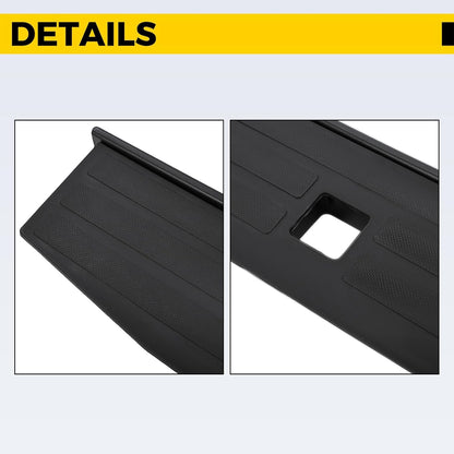 Tailgate Molding Top Trim Cap Cover Compatible with 2017-2022 Ford F250 F350 Super Duty Flex Step Replacement for HC3Z-9940602-A FO1904134 Rear Center Piece LYAP-555S
