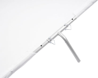 Boat Sun Shade Compatible with Boats 25 FT and Under Stern Boat Center Console Sun Shade Aluminium+Cloth -White