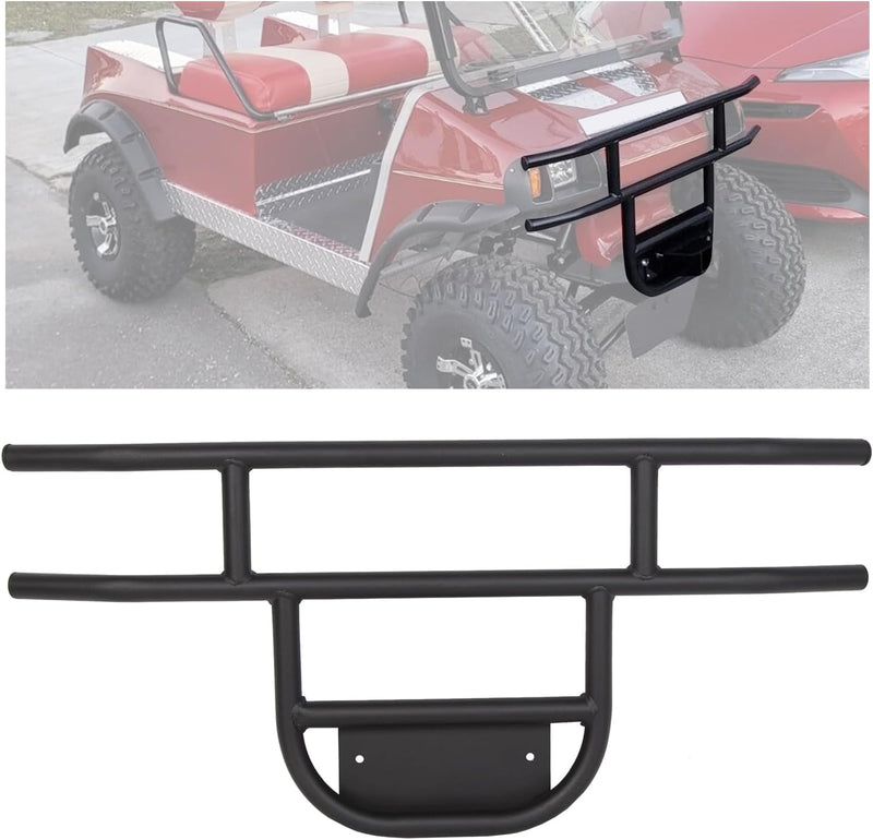 Front Brush Guard Tubular Bumper Compatible with 1981-Up Club Car DS Models, Gas & Electric Club Car Precedent Front Brush LYMM-057