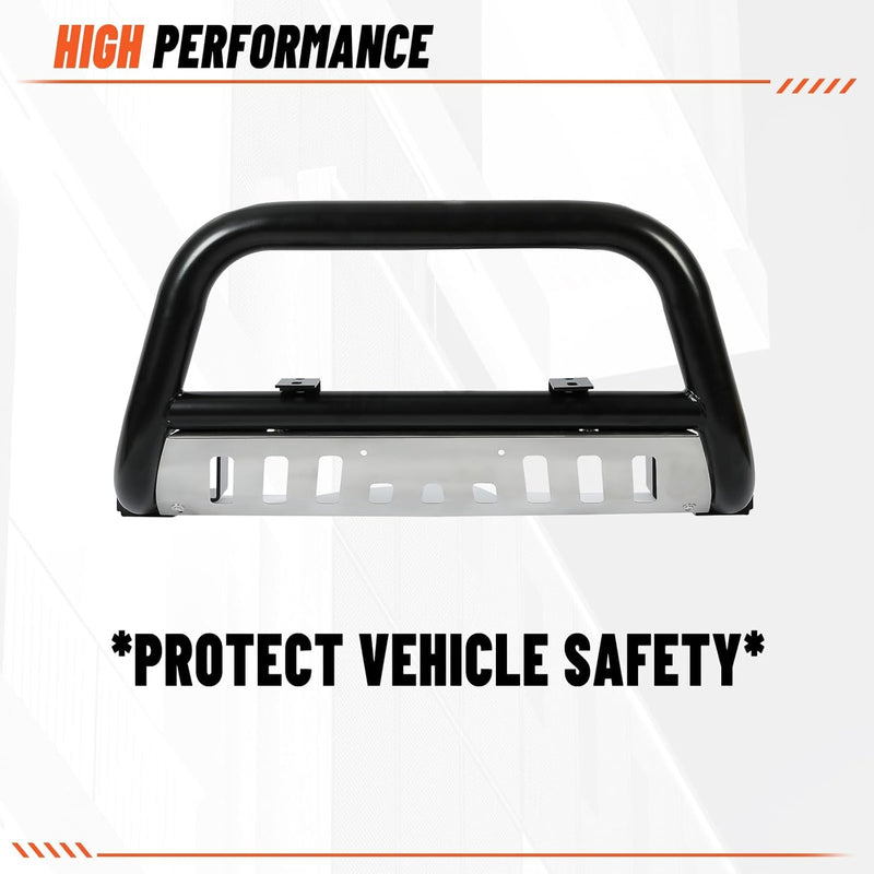 Bull Bar Compatible with 1998-2004 Toyota Tacoma 1996-1998 Toyota 4Runner 3inches Tube Brush Push Grille Guard Front Bumper LYAM-327