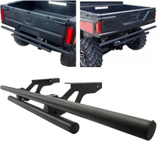 Rear Bumper Guard Compatible with 2018-2025 Polaris Ranger 1000 XP/North Star Edition Double-Tube Rear Bumper Brush Guard Wrinkle LYPS-021S