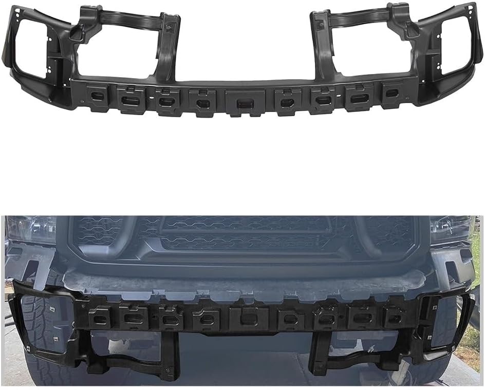Front Bumper Absorber Compatible with 2013-2024 Dodge Ram 1500 All Cab Types Replacement For Part Number 68145441AC CH1070834 CH1070834C Face Bar Impact Bar LYAP-427