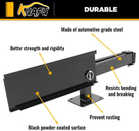 Load image into Gallery viewer, KUAFU RV Bumper Grill Mount Swing Arm Universal for RVs Campers Trailers Grilling Tailgating Grill 4?¡À Bumper Mounted LYOM-258
