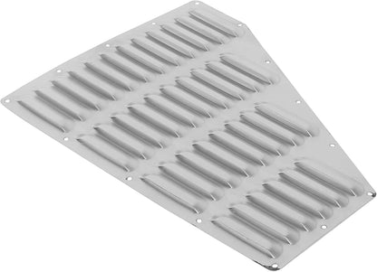 Aluminum Louver Hood Vent Compatible with 1984-2001 Jeep XJ Cherokee/ 1986-1992 Jeep Comanche Cooling Panels Pair Kit Bolt On LYAM-453
