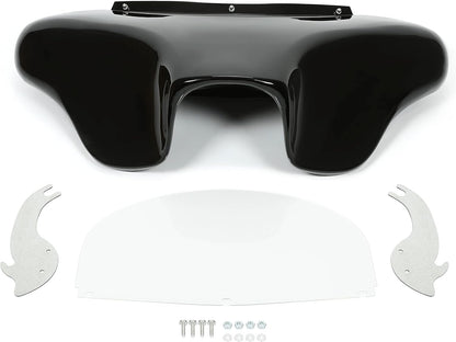 Batwing Fairing Compatible with 1986-2015 Harley Davidson FLSTN Heritage Softail Classic Deluxe Fat Boy w/Windshield 4 Speaker Front LYMP-120