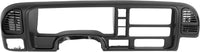 Load image into Gallery viewer, Dashboard Radio Panel Compatible with 1995-1999 Chevy Chevrolet GMC C1500 C2500 C3500 K1500 K2500 K3500 Tahoe Suburban Blazer Yukon Plastic Textured Black LYAP-X1270-3
