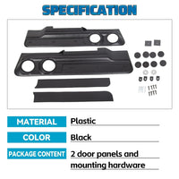 Load image into Gallery viewer, KUAFU Lower Door Panel Set 2-Speaker Door Panel Compatible with 1978-1988 Monte Carlo Malibu (2dr) &amp; El Camino Cutlass Regal LYAP-453S
