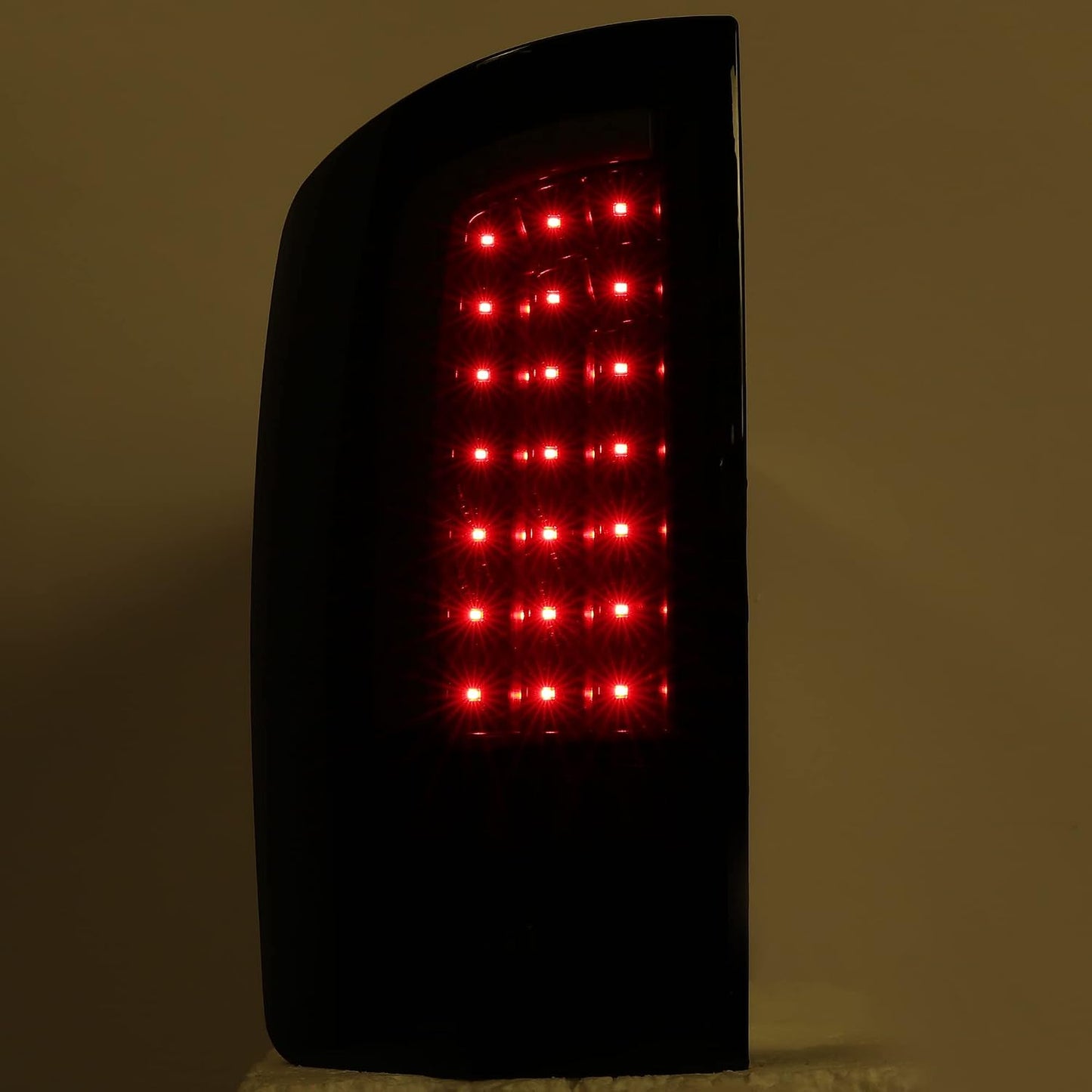 Kojem Tail Light LED Compatible with 2002-2006 Dodge Ram 1500/2003-2006 Dodge Ram 2500 3500 LED Tube Bar Brake Turn Signal Lamp Taillight LH RH Pair(Smoke Lens & Black Housing)