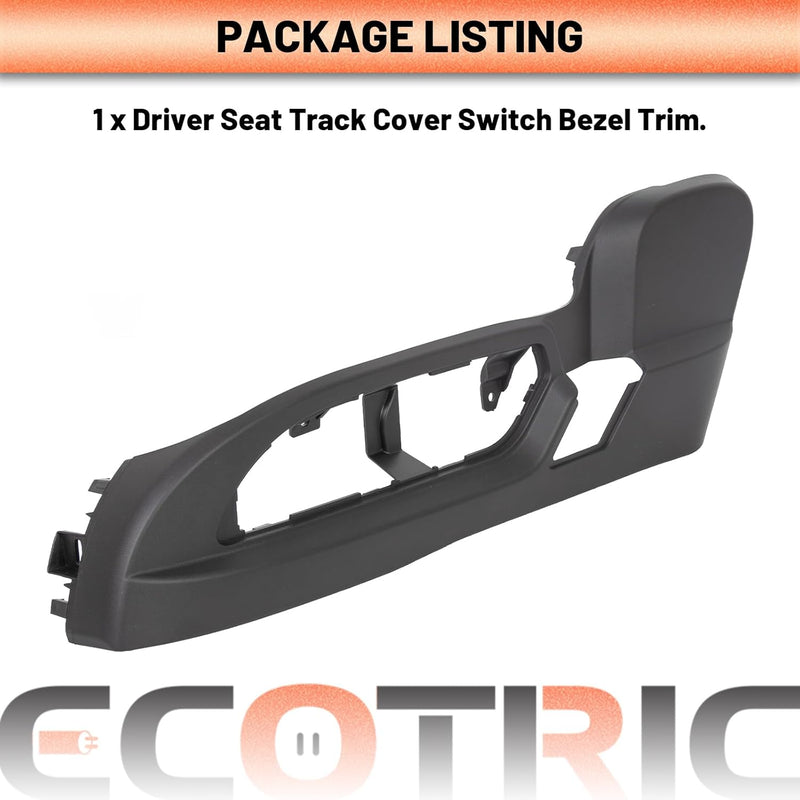 Driver Seat Trim Panel Compatible with 2009-2017 Buick Enclave/Chevrolet Traverse/GMC Acadia Driver Seat Track Cover Black Replace for 25941769 LYAP-409