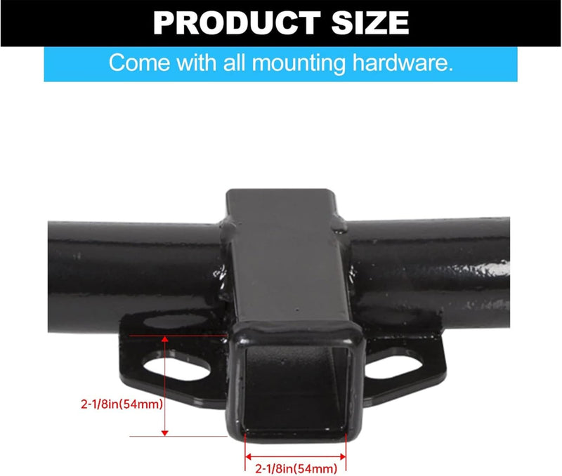 Class 3 Trailer Hitch Compatible with 2007-2011 Honda CRV CR-V 2-inch Towing Hitch Receiver Rear Bumper Tow Kit LYAM-503S