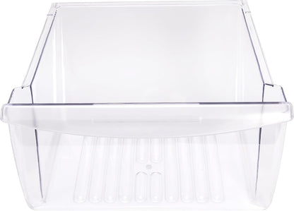 240351207 Crisper Pan Drawer (Bottom) Compatible with Frigidaire Refrigerator AP2115971, 240351203, 240351206, 240351209 Freezer Door Shelf Bin Replacement Only (Clear) LYOP-109