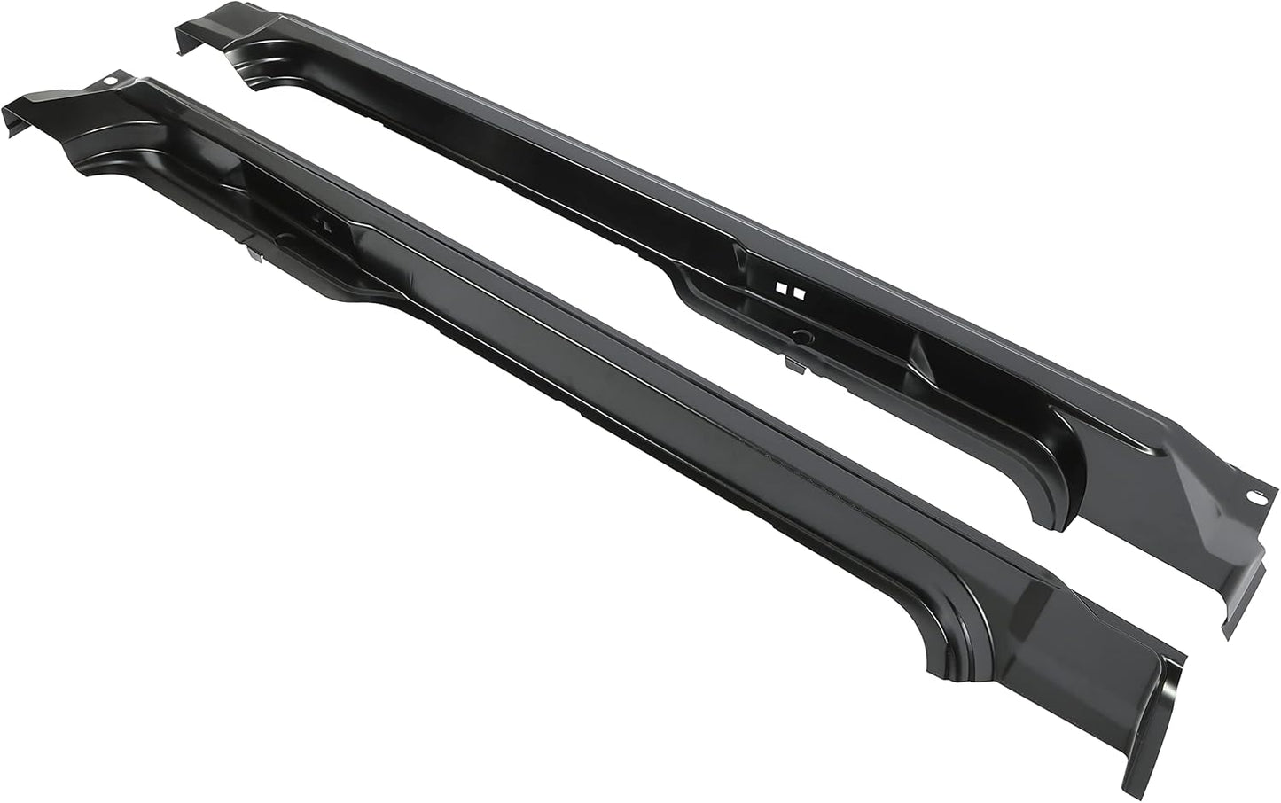 Rocker Panel Guard Compatible with 2009-2014 Ford F150 Extended Cab Truck Rust Repair Pair Black LYAM-109