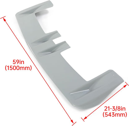 Cab Sun Visor Compatible with 1999-2016 Ford F-250 F-350 F-450 F-550 Super Duty ABS Plastic Gray LYAP-X1010